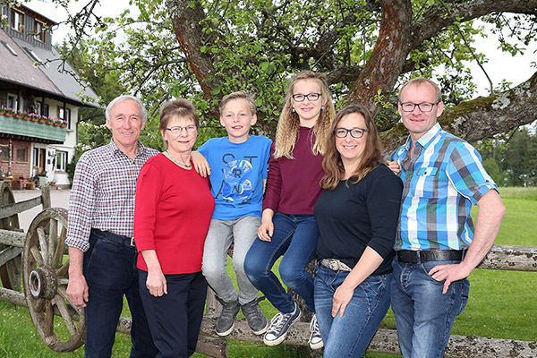 Familie Klausmann in 3 Generationen